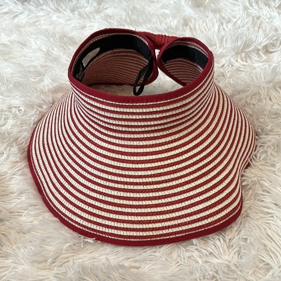 Sun Visor Stripe Hat - Picture 4 of 6
